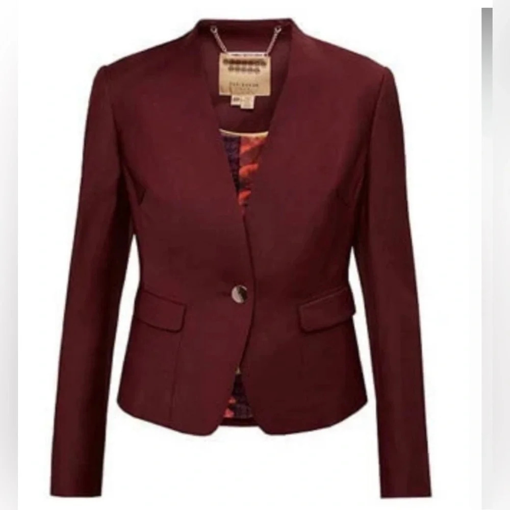 Ted Baker London Maroon Blazer